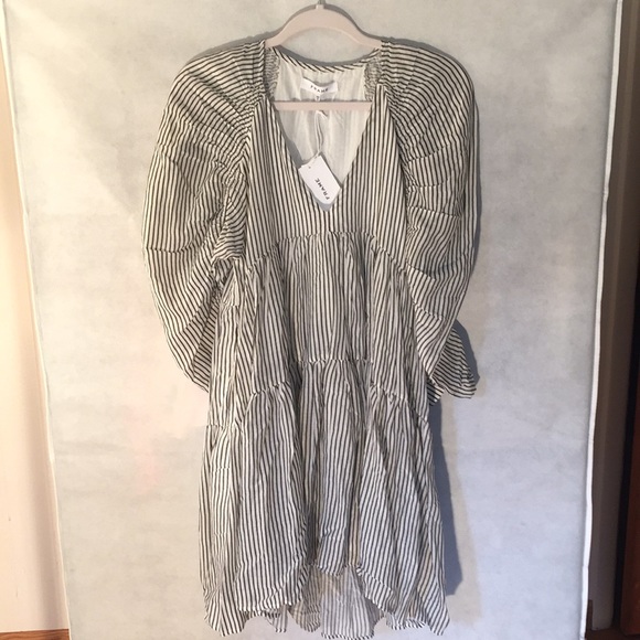 Frame Shirred Empire Babydoll Dress - Picture 4 of 6